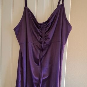 Forever 21 Purple Satin Dress